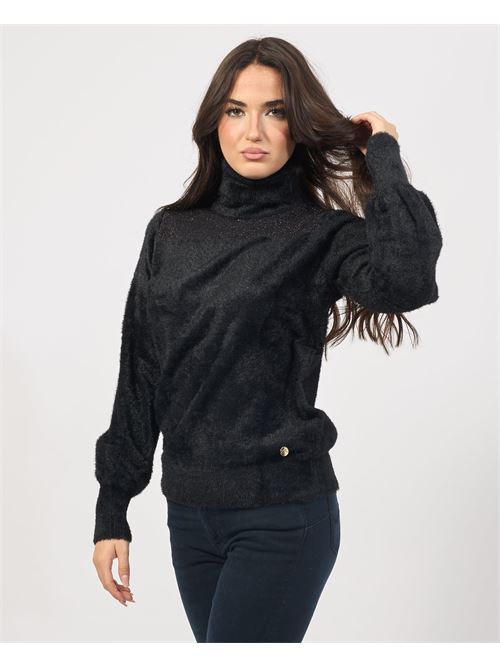 Yes Zee Women's Mohair Effect Turtleneck Sweater YES ZEE | M076-IS000801